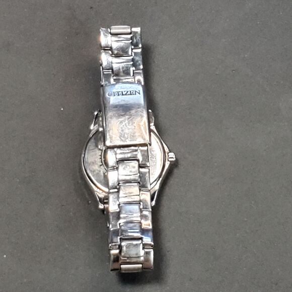 Citizen Women's FE1140-86X Silhouette Crystal Stainless Steel Watch Working - Picture 5 of 7